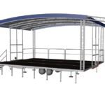 Zeichnung Bühne mit Wings