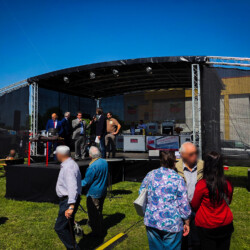 Blick auf die Bühne