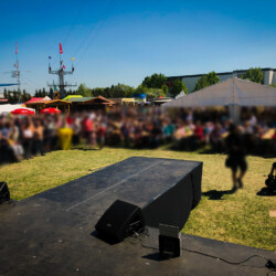 Blick von der Bühne