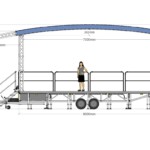 Zeichnung mit Maßen